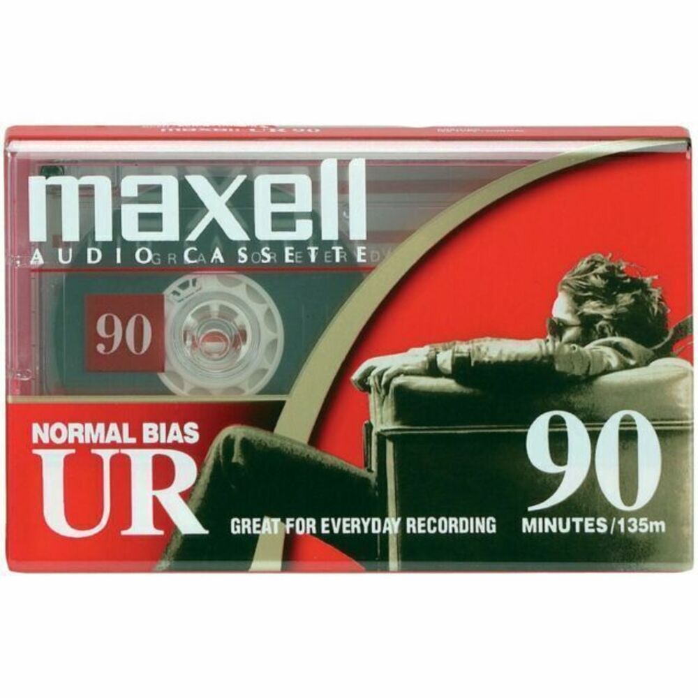 Maxell‎ UR-90 Normal-Bias Cassette Tapes (108510)